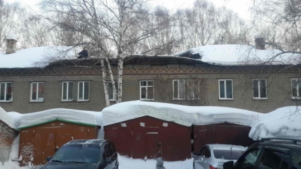 крыша кровля обрушение|Фото:ГУ МЧС РФ по Томской области