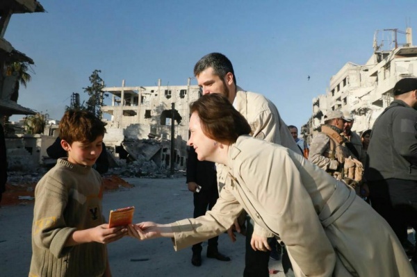 Наталья Комарова в Сирии|Фото:пресс-центр правительства Югры