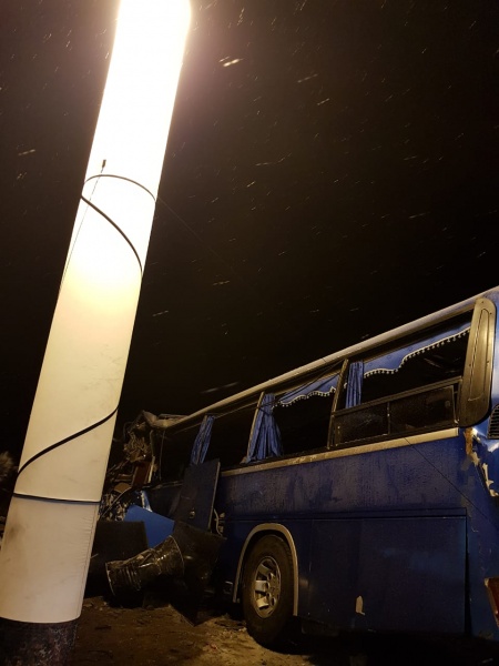 ДТП место происшествия автобус|Фото:пресс-служба СУ СКР по Ханты-Мансийскому автономному округу-Югре